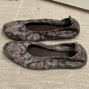 Arche snake- skin flats